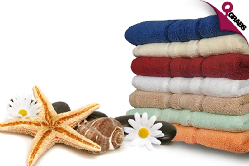 For QR89 Get a Set of 3 x 100% Cotton Shower Towels - Choose from 5 Color Combinations! (QR200 Value)